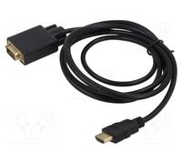 Adaptador CL-103 (HDMI M-D-Sub (VGA) M 1,8m color negro)