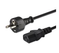 Savio – Cable de alimentación SAVKABELCL-138 Schuko a IEC C13 1,8 m 250V Negro