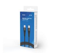 CABLE USB-C A USB-C SAVIO 5A 1M CL-159