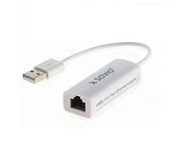 Savio Adaptador USB 2.0 a Ethernet RJ45 CL-24 10/100 Mbps Blanco