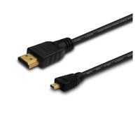 Savio cl-39 cable hdmi 1 m hdmi tipo a (estándar) hdmi tipo d (micro)