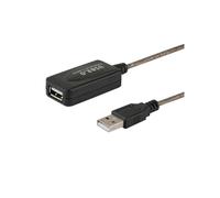 Savio - CL-76 cable USB USB 2.0 5 m USB A Negro