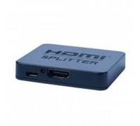Splitter Savio CL-93 1x2 HDMI 4K 3D Negro 3840x2160 USB-C HDMI 1.4
