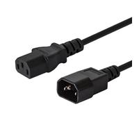 Savio cl-99 cable de transmisión negro 1,2 m c14 acoplador c13 acopla
