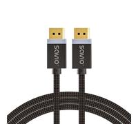 Savio Cable DisplayPort CL-166 Negro 2 m