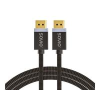Savio - DisplayPort cable 2 m Black CL-166 Negro