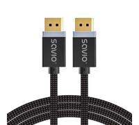 Savio displayport (m) - cable displayport (m), v1.4, 3 m, cl-176