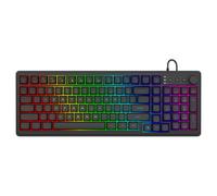 Savio galaxis teclado juego usb qwerty inglés de ee. uu. negro