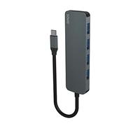 SAVIO Hub USB C Splitter - Adaptador USB C - 4 concentradores USB C - Adaptador USB - Hub USB-C - Adaptador USB C Switch 3.1 - Concentradores USB - Hub USBC - Multipuerto USB