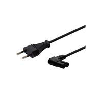 Cable Savio CL-144 3m Negro 2 Pines Macho/Macho Angular IEC Type E 250V