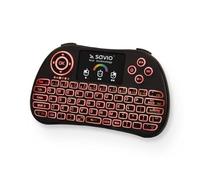 SAVIO Keyboard Ingles Wireless KW-03 (Black Color)