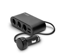 Savio Ladrón de Enchufe SA-024 Negro