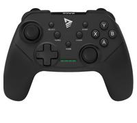 Savio rage wireless - gamepad - tradlo negro usb analógico pc, playst
