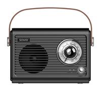 Savio rs-01 radio portátil analógica negro