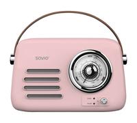 Savio rs-03 radio portátil analógica rosa