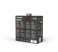 Savio - Stratus Auriculares Alámbrico gancho de oreja Juego Negro