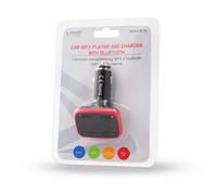 Savio tr-10 transmisor fm bluetooth/usb negro