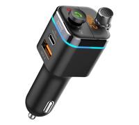 Savio tr-12 transmisor fm 87,6 - 107,9 mhz bluetooth negro