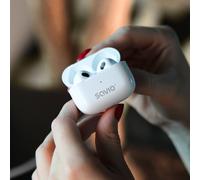 AURICULARES INALAMBRICOS SAVIO TWS-01 PRO WHITE