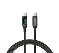 Savio usb-c - usb-c cable with display cl-174 1 m black cable usb usb