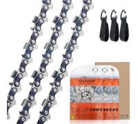 SAVIOR 3×Cadenas de Motosierra .325" para Espadas de 38cm 64 Eslabones, 1,3mm compatible con Husqvarna X-Cut SP33G, Makita DCS4300, Dolmar y muchas más