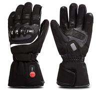 SAVIOR HEAT Guantes Calefactables Moto, Guantes Calefactables para Hombre Mujer, 7.4V Guantes con Calefacción Impermeables Batería Recargables Guantes
