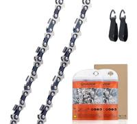Savior Paquete de 2 cadenas de motosierra de 12 pulgadas para Ryobi OCS1830, 45 eslabones, calibre de 0.43 pulgadas, LP de 3/8 pulgadas, cadenas de retroceso bajo compatibles con Dewalt DCM565N, Bosch