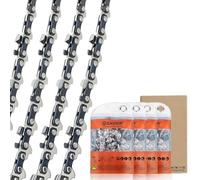Savior Paquete de 4 cadenas de motosierra GTA26 compatibles con Stihl 3670 000 0028, mini cadena de sierra para barra de 4 pulgadas (10 cm), calibre LP .043, 28 eslabones de transmisión