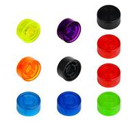 SAVITA 10 Piezas Tapa para Guitarra Efecto Topper, Multicolor Tapa de Interruptor de Pedal Botones de Pedal de Efecto Tapas de Perilla de Pedal Tapa de Protección para Guitarra (8 Colores)