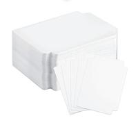 Savita 100 Piezas Separadores de Tarjetas, 93x69 mm Separadores de Clasificación de Tarjetas con Pestañas Card Divider de Plástico Separadores Tarjetas para Juegos Suministros Deportivos