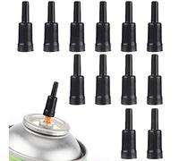 SAVITA 12 Piezas de Boquilla Bombona de Butano, Adaptador de Recarga de Gas Propano Repuesto de Boquilla de Tanque de Gas para Tanque de Butano Antorcha de Butano Encendedor de Butano