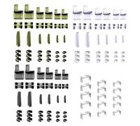 SAVITA 123 Pzs Kit de Reparación de Cremalleras Metálicas Deslizador de Reemplazo de Cremallera para Abrigos, Chaquetas, Bolsos (3 Tamaños: # 3, 5, 8)