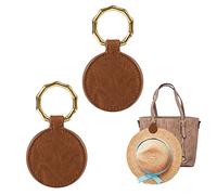 Savita 2 Clips Magnéticos para Sombrero para Viajes, Clip Portátil para Sombrero, Clip para Sujetar Sombreros para Mujeres, Hombres, Sombreros, Bolsos, Accesorios de Viaje al Aire Libre (Marrón)