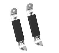 SAVITA 2 Piezas Abrebotellas Magnético, Tapper Magnético Acero Inoxidable Abrelatas Magnético Abrebotellas Manual para Cerveza Botellas Latas Bebidas (Negro)