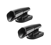 SAVITA 2 Piezas Dispositivos de Silbato, Silbatos de Advertencia de Ciervos Ultrasónicos Negros para Automóviles Dispositivos de Alerta de Animales Autoadhesivos para, Ahuyentador de Jabalies