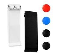 SAVITA 2 Piezas Soporte para Nintendo Switch con 4 Empuñados Pulgar - Carcasa Compatible con Consola Switch (Negro, Blanco)