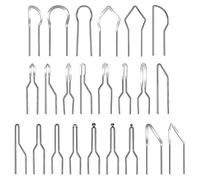 SAVITA 23 Piezas Puntas Quemar Madera, Reemplazo de Puntas Pirograbador Alambre para Máquina de Pirograbado Puntas para Bolígrafos para Pirograbado en Calabazas Madera Papel Cuero