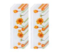 SAVITA 24 Pegatinas Ventanas, Transparentes y Adhesivos Interiores Trampas Adhesivas Insectos Trampa Moscas Domésticas Cinta Papel Matamoscas para el Hogar (Estilo Tulipán)