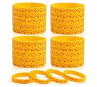 SAVITA 24uds Pulseras Bolas de 7 Estrellas, Pulseras Silicona con Temática Anime con Estampado Estrellas Decoraciones para Fiestas Cumpleaños Anime de Dibujos Animados