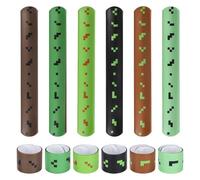 SAVITA 24uds Pulseras de Píxeles para Fiestas de Cumpleaños Videojuegos, Ideales Niños y Niñas Como Premios para El Aula o Regalos Intercambio