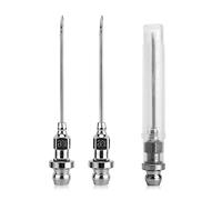 SAVITA 3 Agujas de Inyector de Grasa, Boquilla de Aguja para Grasa de Rodamiento Mini Aguja de Grasa Portátil y Desmontable para Rótulas Aguja Boquilla de Aire Herramienta de Inyección de Grasa