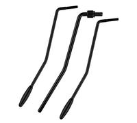 SAVITA 3 piezas 5 mm/6 mm Brazo de Trémolo de Rosca, Barra de Guitarra Eléctrica Whammy Bar Tornillo en Brazo de Trémolo Trémolo Guitarra para Nosotros/Mexicano Estándar Arm(Negro)