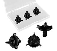 SAVITA 3 Piezas Tornillos para Casco de Moto, Tornillos para Visera de Casco de Moto Tornillos para Visera de Casco Accesorios para Casco de Motocicletas (Negro)