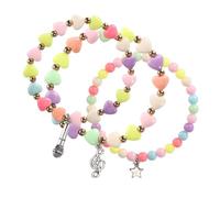SAVITA 3 Pulseras de Inspiración, Pulseras Amistad con Cuentas Apilables Colores Joyería Moda Kpop para Mujeres Accesorios de Joyería para Fans