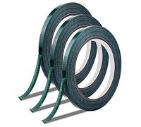 SAVITA 3 rollos Cinta Floral, 6 mm x 20 m Floral Tapes Cinta Floral Adhesiva Cinta de Arreglo Floral Decorative Cinta de FloristerÍa para Ramos Tallo Jarrones Flores Artificiales Corona (Verde)