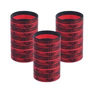 SAVITA 30 Pzs Pulseras Silicona con Forma Araña, Rojas y Negras Silicona Suave para Decoración de Fiestas con Temática Dibujos Animados para Regalos de Cumpleaños