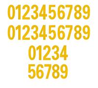 SAVITA 30pcs 9,8cm Pegatinas Números Adhesivos, Números Adhesivos Grandes de 0 a 9 Números Números Adhesivos para Puertasnúmeros Adhesivos Exterior para Letreros Puerta Ventana Coches Correo(Oro)