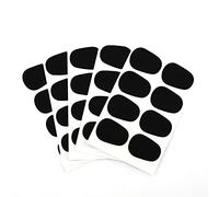 SAVITA 40 Uds 0,8 mm Grueso Almohadillas para Boquillas Parches de Saxofón Tenor Cojines de Goma para Clarinete para Principiantes, Músicos, Saxofones y Clarinetes (Negro)
