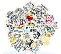 SAVITA 50 pegatinas positivas e inspiradoras para ordenador portátil, vinilo impermeable