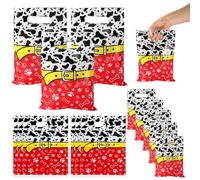 SAVITA 50uds Bolsas de Regalo, Forma Pata Perro Bolsas de Regalo con Forma Pata Cachorro para Fiesta Cumpleaños Niña y Niño Baby Shower